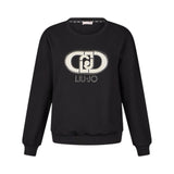 Felpa donna con perle