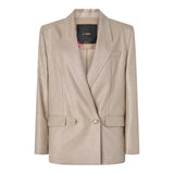 Giacca donna doppiopetto in Lana Metal con bottoni gioiello