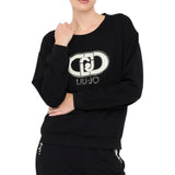 Felpa donna con perle