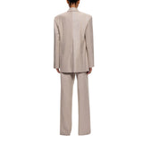 Giacca donna doppiopetto in Lana Metal con bottoni gioiello