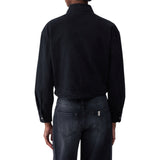 Camicia donna body in denim con ricamo
