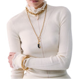 Gilet donna in maglia con dettaglio in pizzo