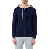 Felpa uomo con zip e cappuccio