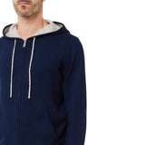 Felpa uomo con zip e cappuccio