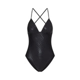 Costume donna intero zebrato