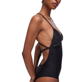 Costume donna intero zebrato