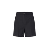 Shorts donna sartoriali in misto lana stretch