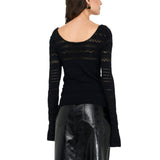 Maglia donna traforata