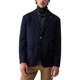 Giacca uomo gessata relaxed fit