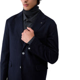 Giacca uomo gessata relaxed fit