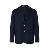 Giacca uomo gessata relaxed fit