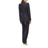 Giacca donna slim doppiopetto in misto lana