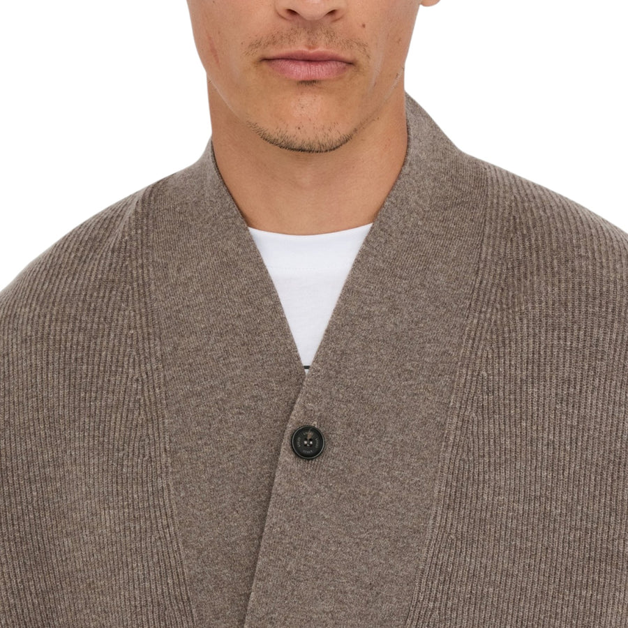 Cardigan uomo in lana e cashmere