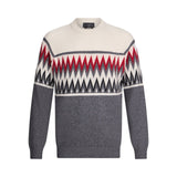 Maglia uomo in lana jacquard