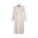 Cappotto donna in lana con cintura