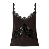 Top donna lingerie con pizzo