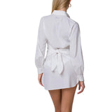 Vestito donna corto shirting