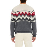 Maglia uomo in lana jacquard