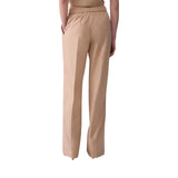 Pantaloni donna straight in popeline