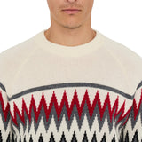 Maglia uomo in lana jacquard