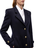 Cappotto Donna lungo in panno di misto lana