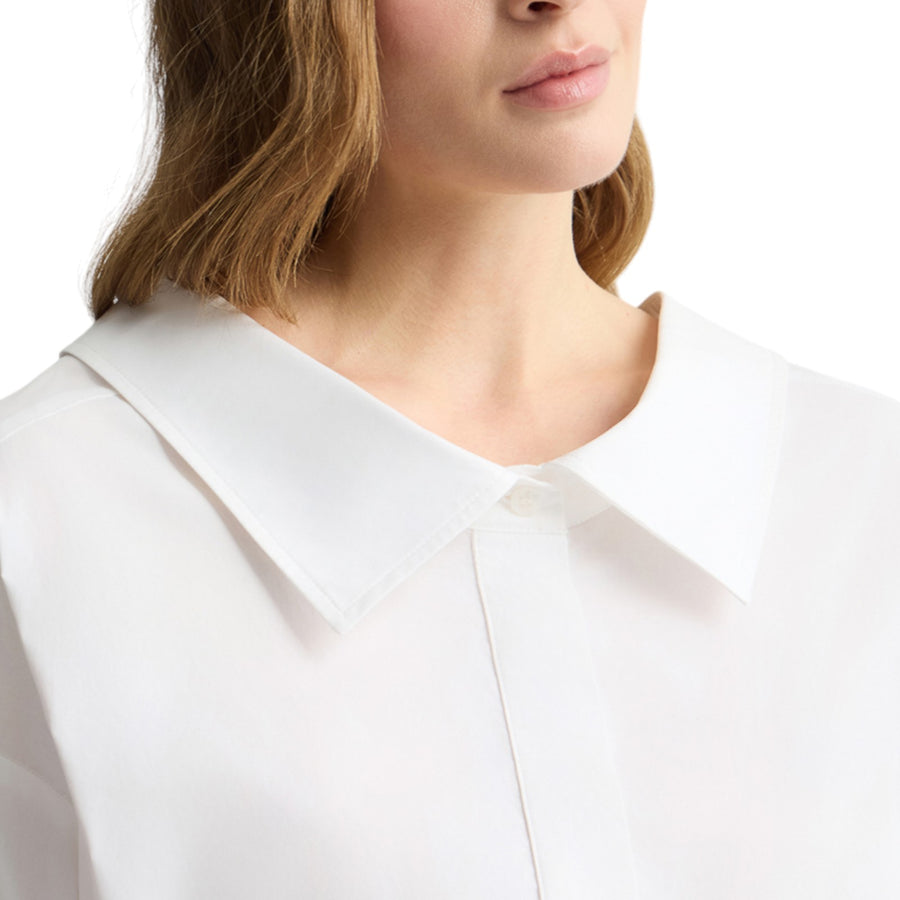 Camicia donna bianca in popeline