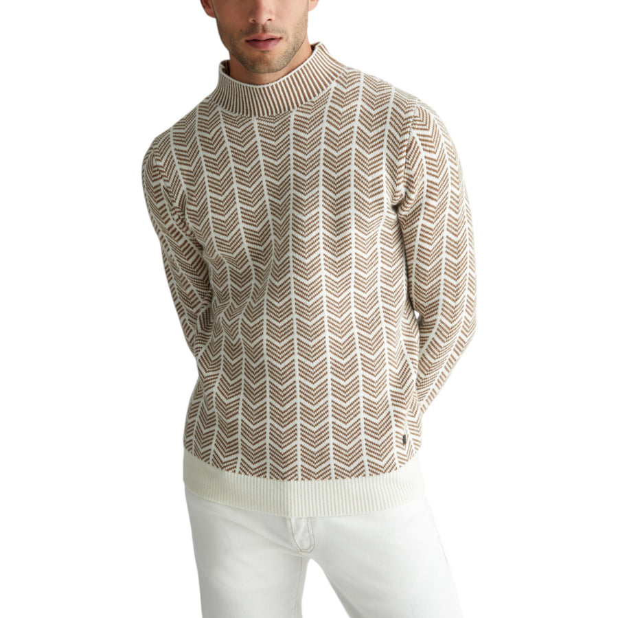 Maglia uomo in lana jacquard