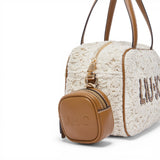 Borsa donna bowling media in pizzo
