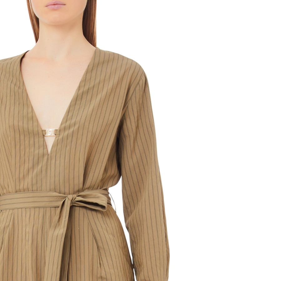 Tuta donna con righine