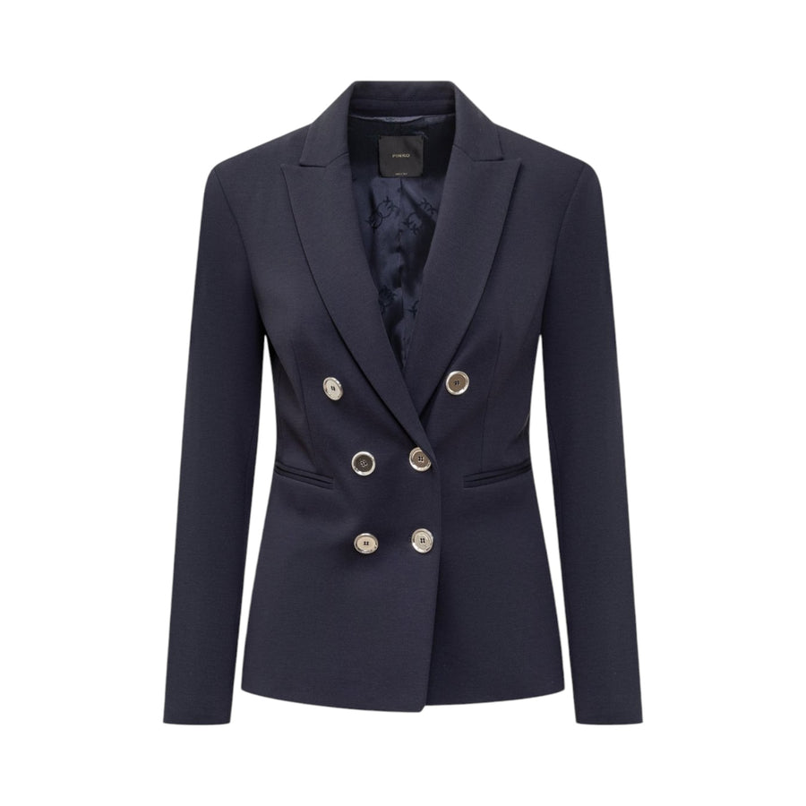 Blazer donna in tessuto tecnico punto stoffa