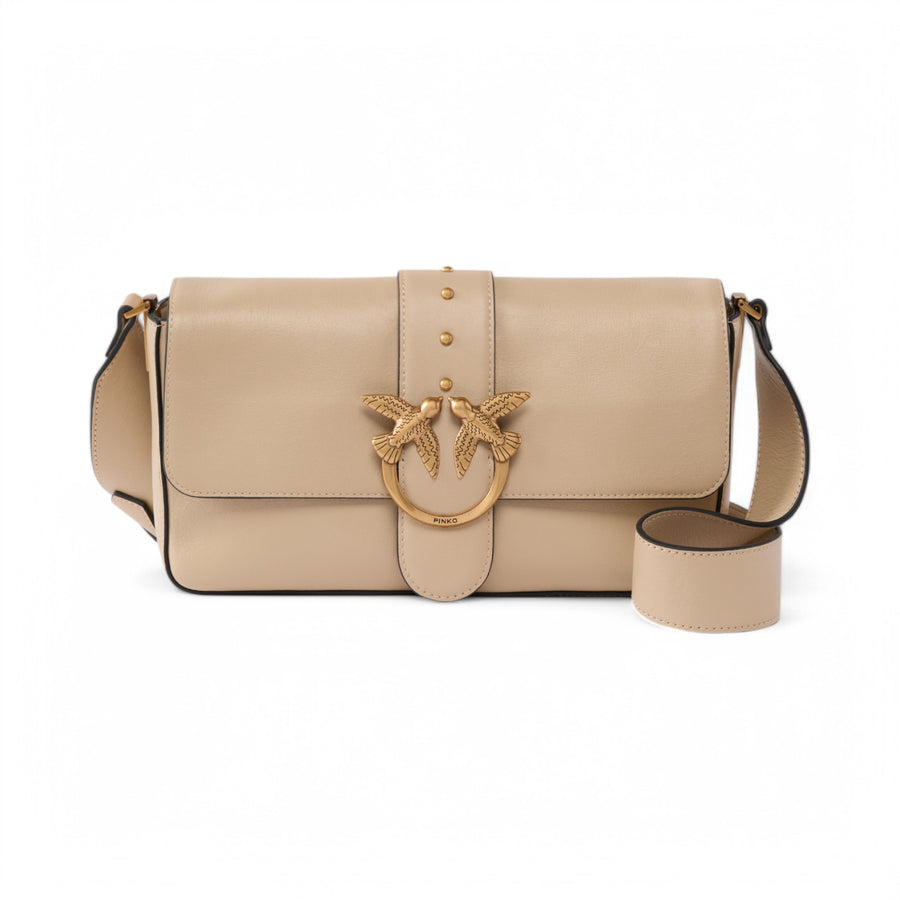 Borsa donna morbida a spalla Love Bag grande in pelle