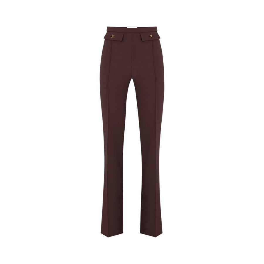 Pantaloni donna in doppio crêpe