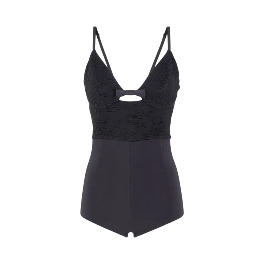 Tuta donna in jacquard floreale