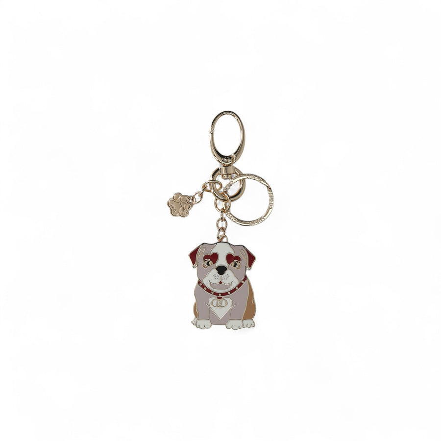 Portachiavi donna con cane