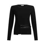 Maglia donna con fibbie