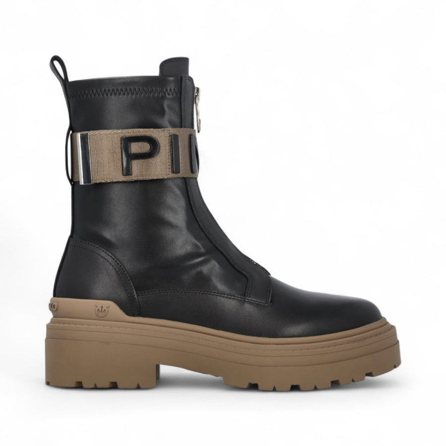 Stivali donna platform con logo lettering PINKO