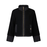 Giacca donna in nylon trapuntato e maglia