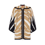 Maglia donna over animalier