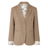 Blazer donna in tessuto resca