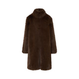 Cappotto donna in pelliccia sintetica