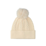 Cappello donna con ponpon e logo Liu Jo