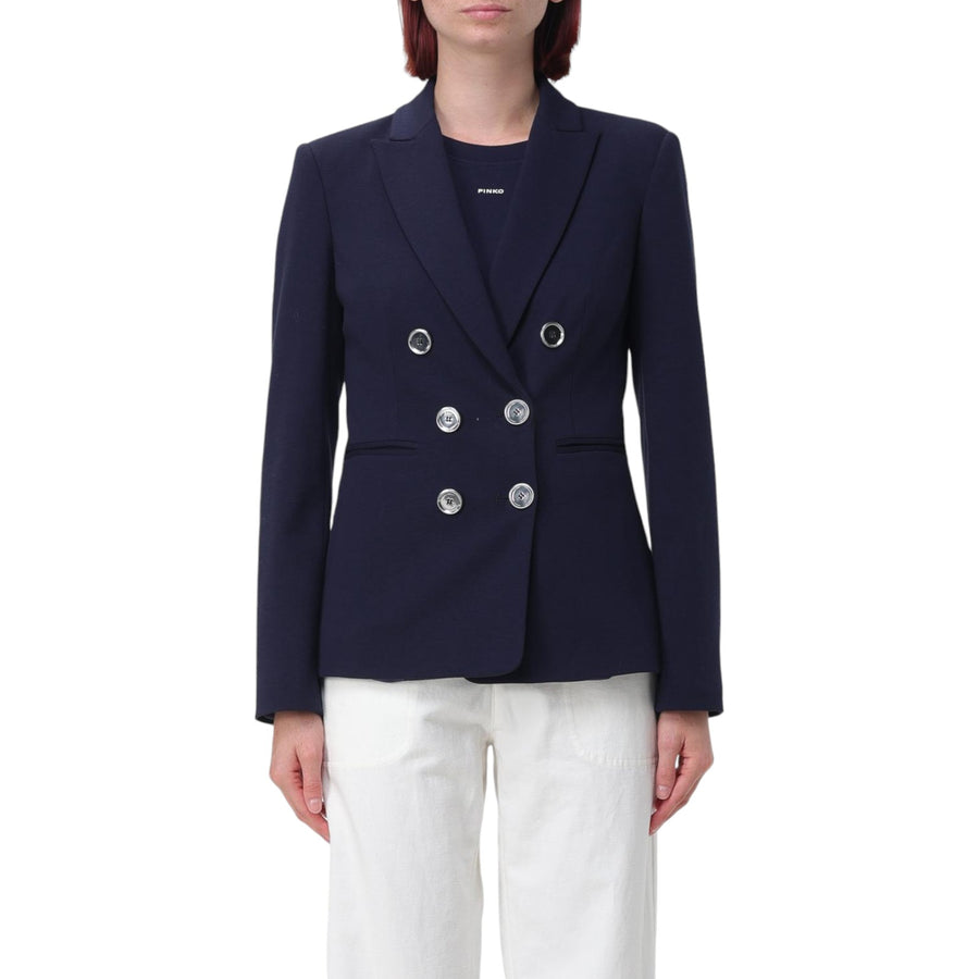 Blazer donna in tessuto tecnico punto stoffa