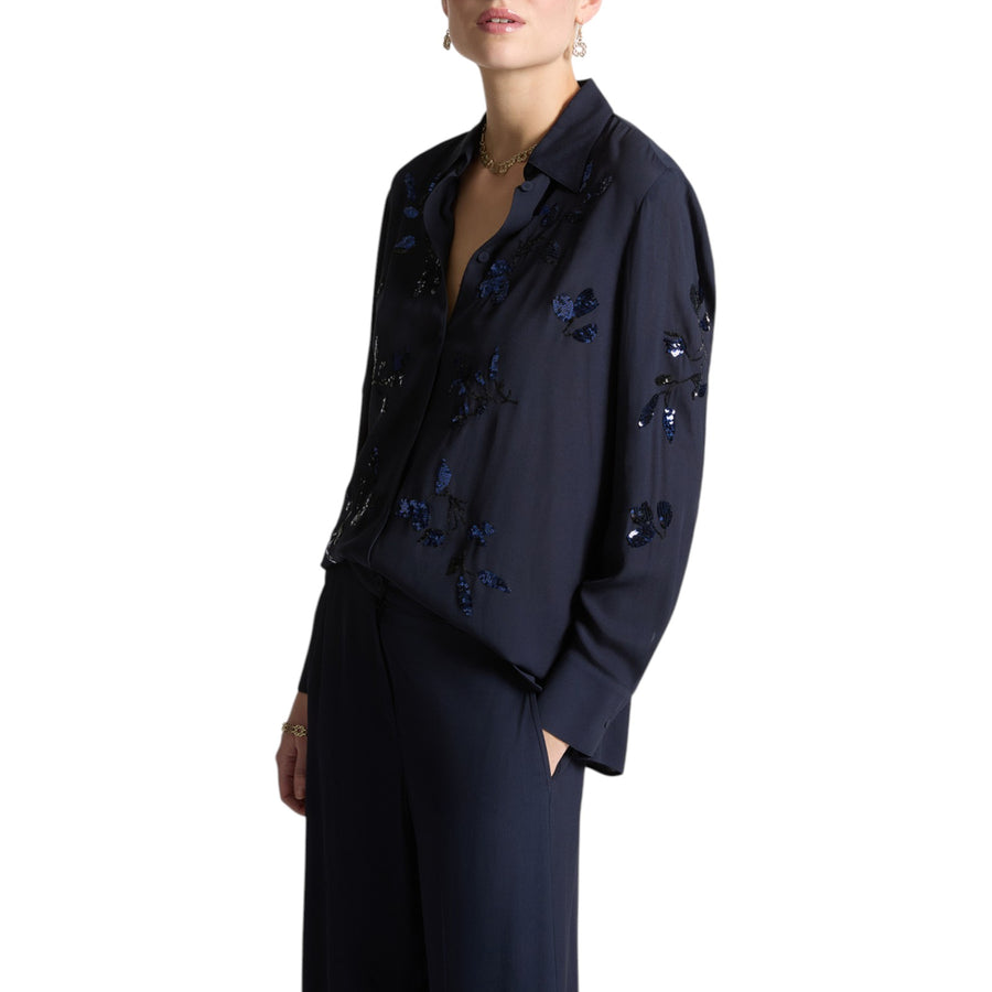 Camicia donna elegante ricamata