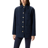 Giacca donna oversize in tweed fantasia