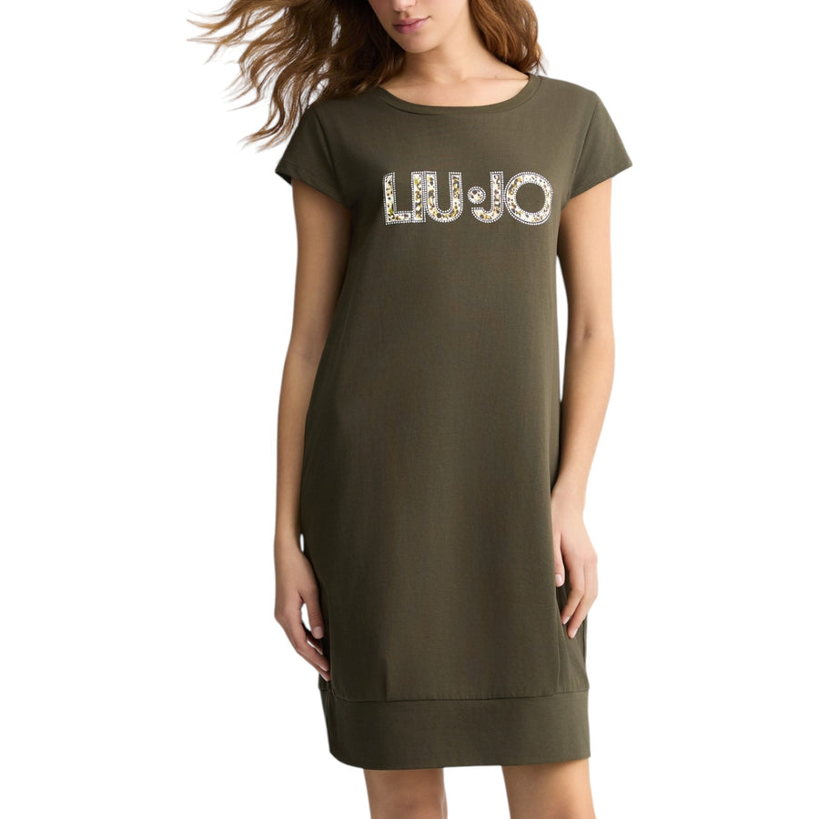 Abito donna corto con logo