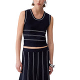Top donna in maglia