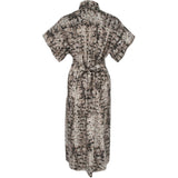 Abito donna chemisier midi beige