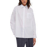 Camicia donna in cotone con strass