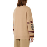 Cardigan donna over in filato di lana