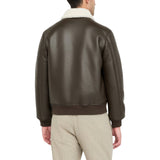 Giacca uomo biker in tessuto spalmato